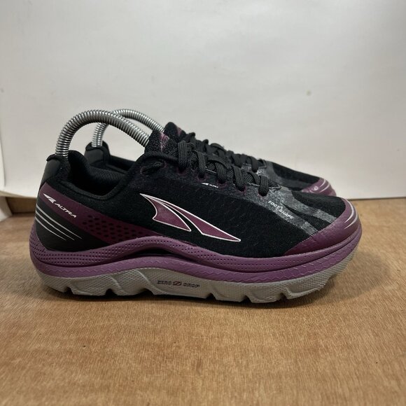 Altra Paradigm 2.0 Women Size 7 Sneakers Purple Black Running Walking Shoes - Picture 1 of 9